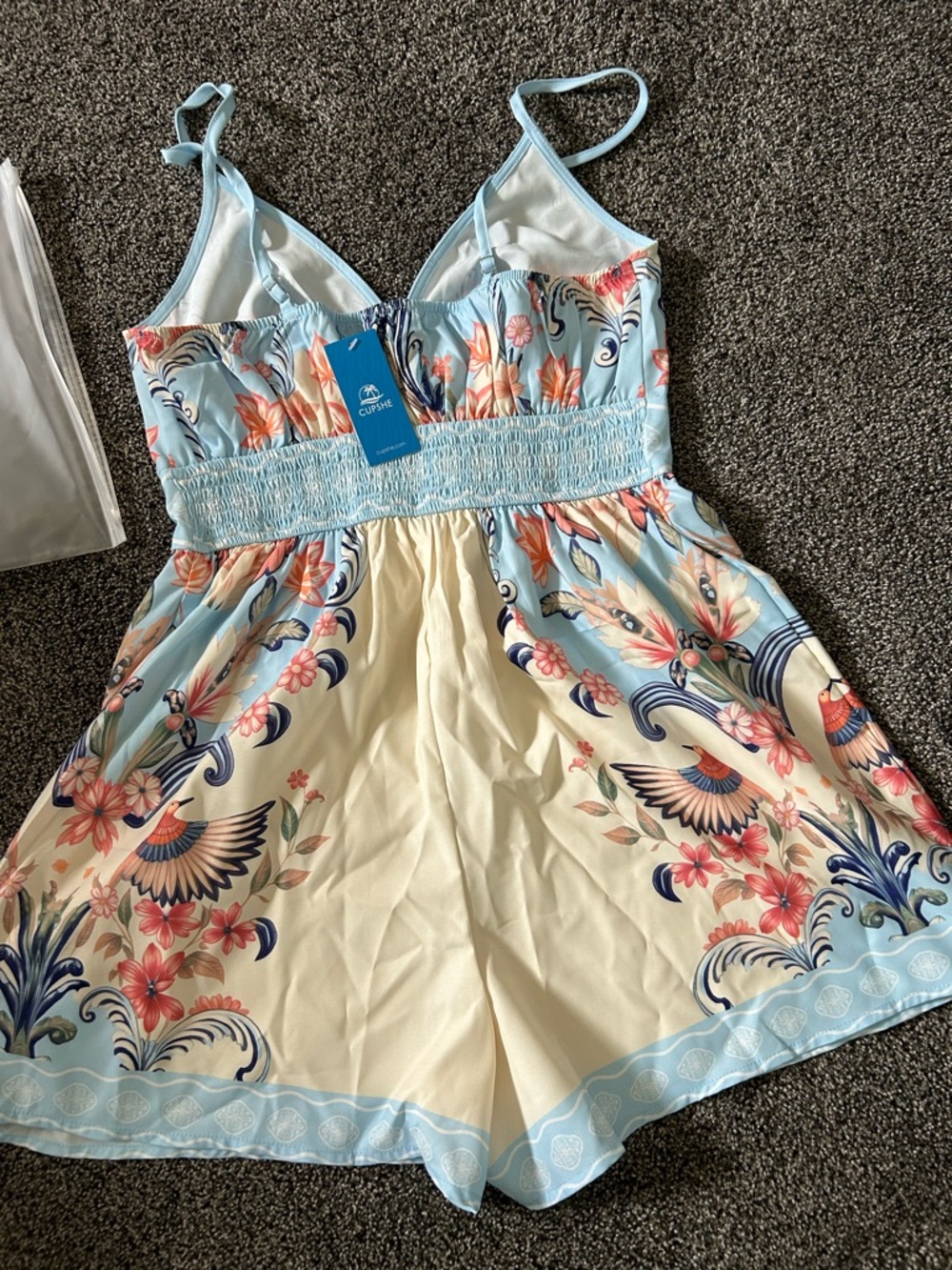Cupshe Bahamian Sunshine Floral Romper - Picture 5 of 6